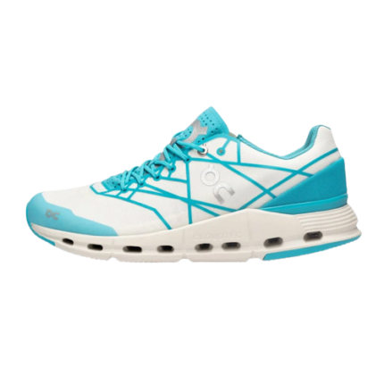 On Cloud Nova White and Blue Shoes