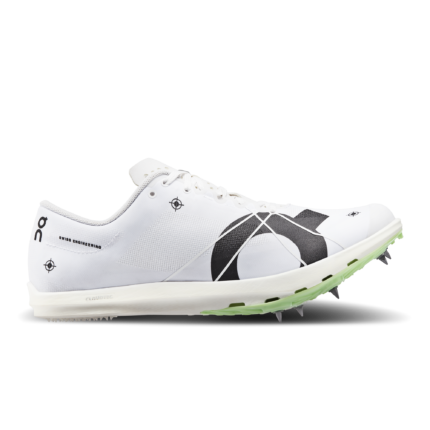 On Cloud Undyed White Spike 1500m Golf Shoes