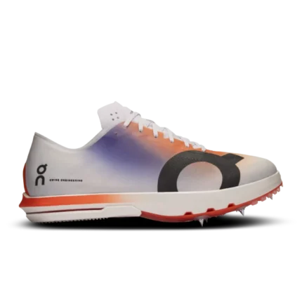 On Cloud White Flame Spike Citius Golf Shoes