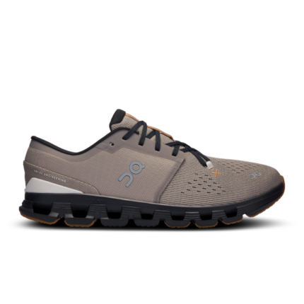 On Cloud X 4 Fog Black Shoes