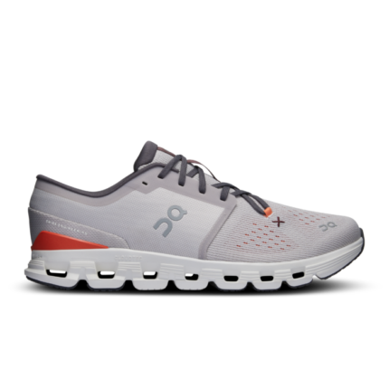 On Cloud X 4 Silver Flame Shoes
